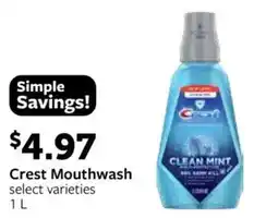 Fareway Crest Mouthwash offer