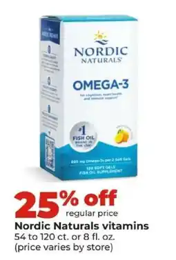 Hy-Vee Nordic Naturals vitamins offer