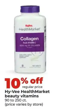 Hy-Vee Hy-Vee HealthMarket beauty vitamins offer
