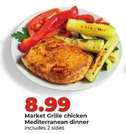 Hy-Vee Market Grille chicken Mediterranean dinner offer