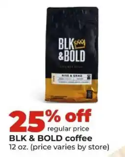 Hy-Vee Blk & Bold coffee offer