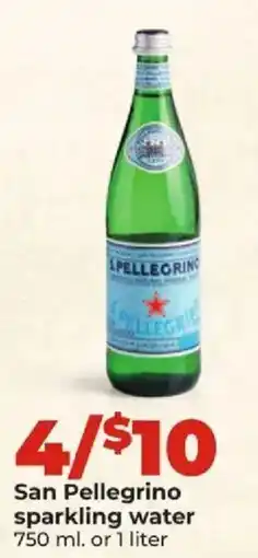 Hy-Vee San Pellegrino sparkling water offer