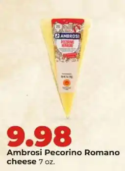 Hy-Vee Ambrosi Pecorino Romano cheese offer