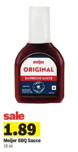 Meijer Meijer BBQ Sauce offer