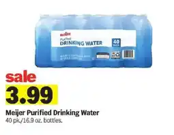 Meijer Meijer purified drinking water offer