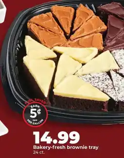 Hy-Vee Bakery-fresh brownie tray offer