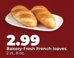 Hy-Vee Bakery-fresh French loaves offer