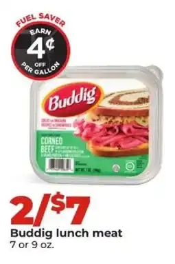 Hy-Vee Buddig lunch meat offer