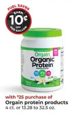 Hy-Vee Orgain organic protein offer