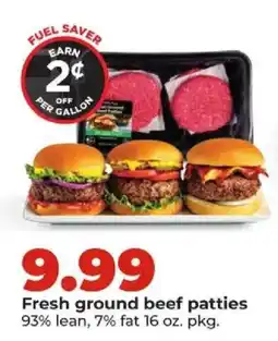 Hy-Vee Fresh ground beef patties offer