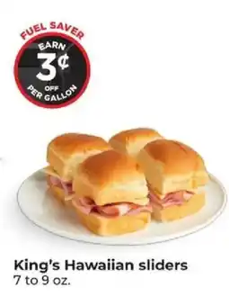 Hy-Vee King's Hawaiian sliders offer
