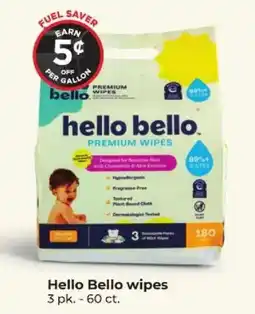 Hy-Vee Hello Bello wipes offer