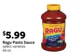 Fareway Ragu pasta sauce offer