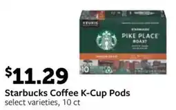 Fareway Starbucks Coffee K-Cup Pods offer