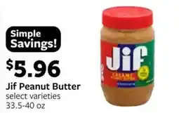Fareway Jif Peanut Butter offer