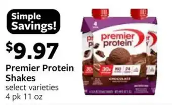 Fareway Premier Protein Shakes offer
