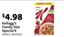 Fareway Kellogg's Special K offer