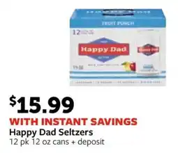 Fareway Happy Dad Seltzers offer