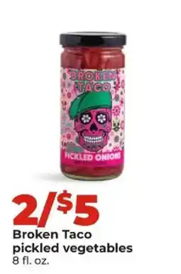 Hy-Vee Broken Taco pickled vegetables offer