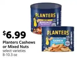 Fareway Planters Cashews or Mixed Nuts offer