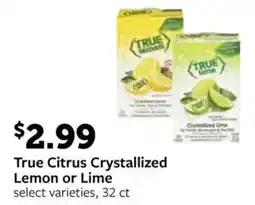 Fareway True Citrus Crystallized Lemon or Lime offer