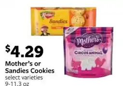 Fareway Mother's or Sandies Cookies offer