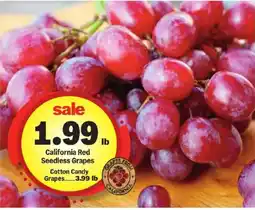 Meijer California red seedless grapes offer