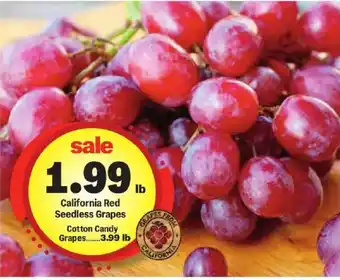 Meijer California red seedless grapes offer