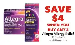 Fareway Allegra Allergy Relief offer
