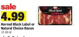 Meijer Hormel Black Label or Natural Choice Bacon offer