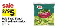 Meijer Dole salad blends or premium classics offer