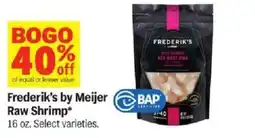 Meijer Frederik's by Meijer Raw Shrimp offer