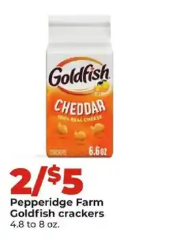 Hy-Vee Pepperidge Farm Goldfish crackers offer