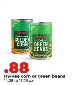 Hy-Vee Hy-Vee corn or green beans offer
