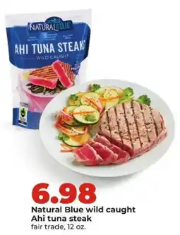 Hy-Vee Natural Blue wild caught Ahi tuna steak offer