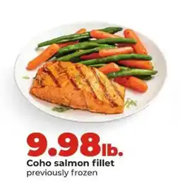 Hy-Vee Coho salmon fillet offer