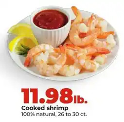Hy-Vee Cooked shrimp offer