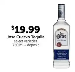 Fareway Jose Cuervo Tequila offer