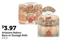 Fareway Artesano Bakery Buns or Sausage Rolls offer