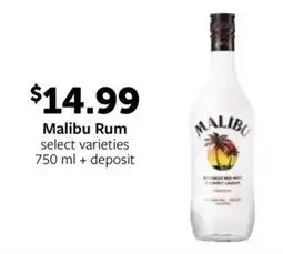 Fareway Malibu Rum offer