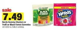 Meijer Nerds Gummy Clusters or Trolli or Black Forest Gummies offer