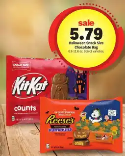 Meijer Halloween Snack Size Chocolate Bag offer