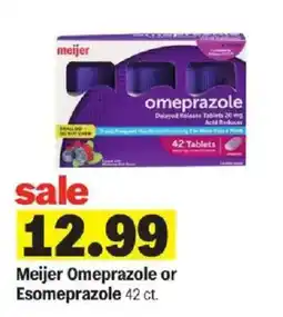 Meijer Meijer Omeprazole or Esomeprazole offer