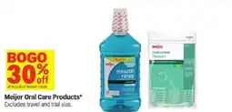 Meijer Meijer oral care products offer