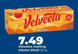 Hy-Vee Velveeta melting cheese block offer