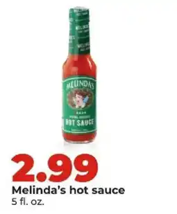 Hy-Vee Melinda's hot sauce offer
