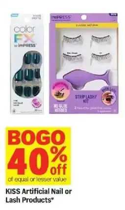 Meijer Kiss Artificial Nail or Lash Products offer