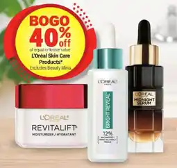 Meijer L'Oréal Skin Care Products offer