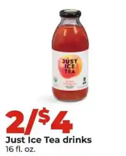 Hy-Vee Just Ice Tea drinks offer