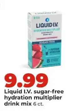 Hy-Vee Liquid I.V. sugar-free hydration multiplier drink mix offer
